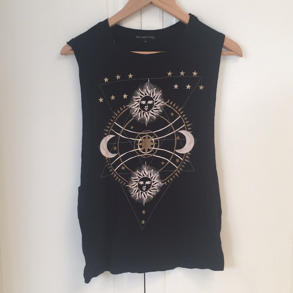 Truly Madly Deeply sun and moon tank top